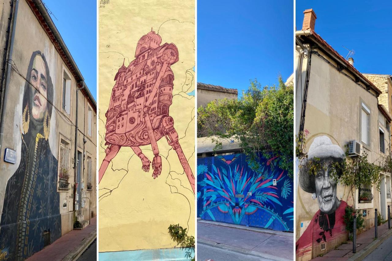 Nouveau - Jungle Montpeul - Clim - Wifi Fibre - Netflix - 5' Du Centre Et Gare - Parking - Loggia - 15' Des Plages Montpellier Bagian luar foto