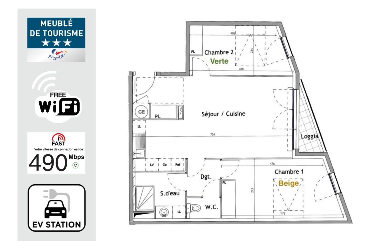 Nouveau - Jungle Montpeul - Clim - Wifi Fibre - Netflix - 5' Du Centre Et Gare - Parking - Loggia - 15' Des Plages Montpellier Bagian luar foto