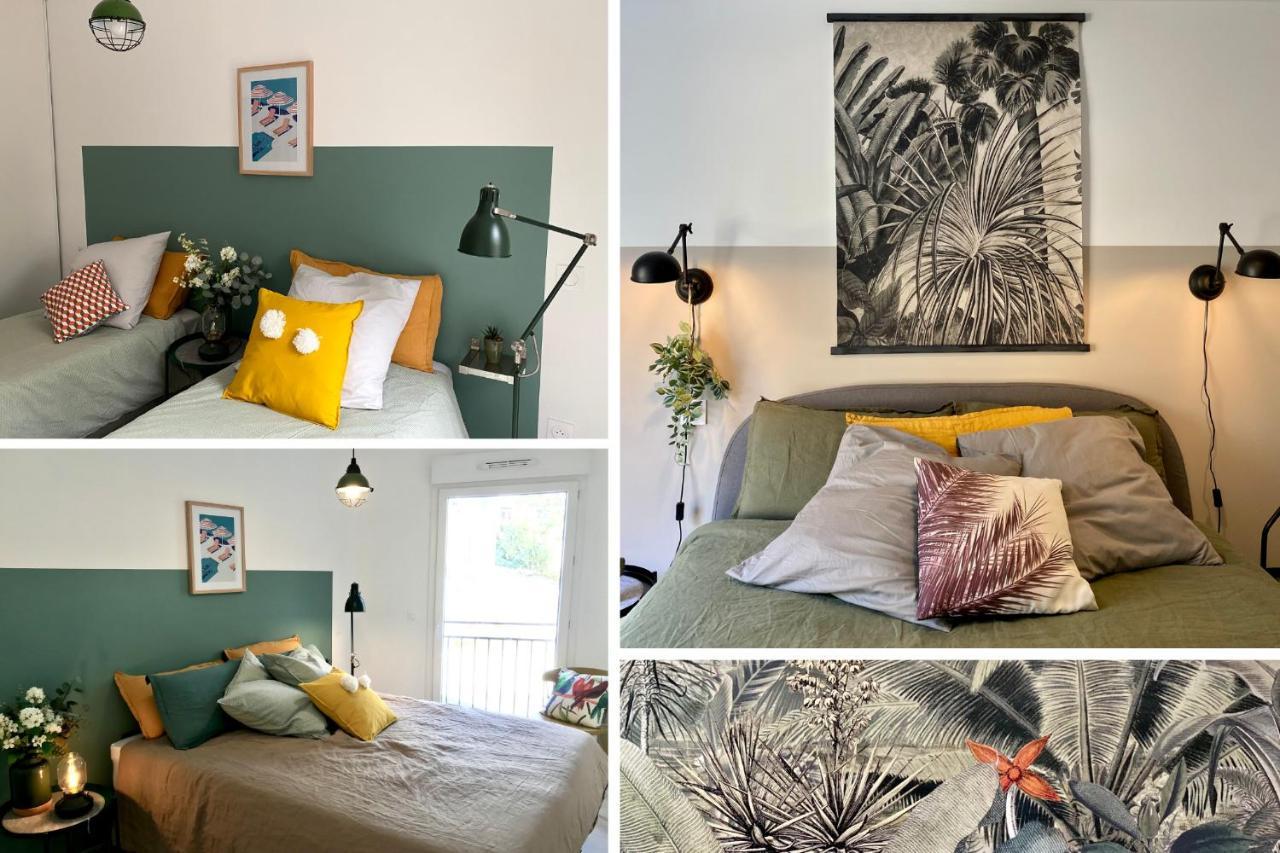 Nouveau - Jungle Montpeul - Clim - Wifi Fibre - Netflix - 5' Du Centre Et Gare - Parking - Loggia - 15' Des Plages Montpellier Bagian luar foto