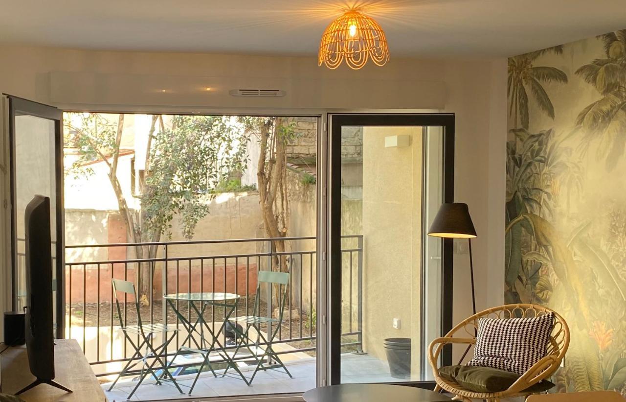 Nouveau - Jungle Montpeul - Clim - Wifi Fibre - Netflix - 5' Du Centre Et Gare - Parking - Loggia - 15' Des Plages Montpellier Bagian luar foto