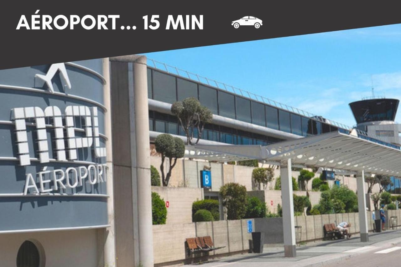Nouveau - Jungle Montpeul - Clim - Wifi Fibre - Netflix - 5' Du Centre Et Gare - Parking - Loggia - 15' Des Plages Montpellier Bagian luar foto