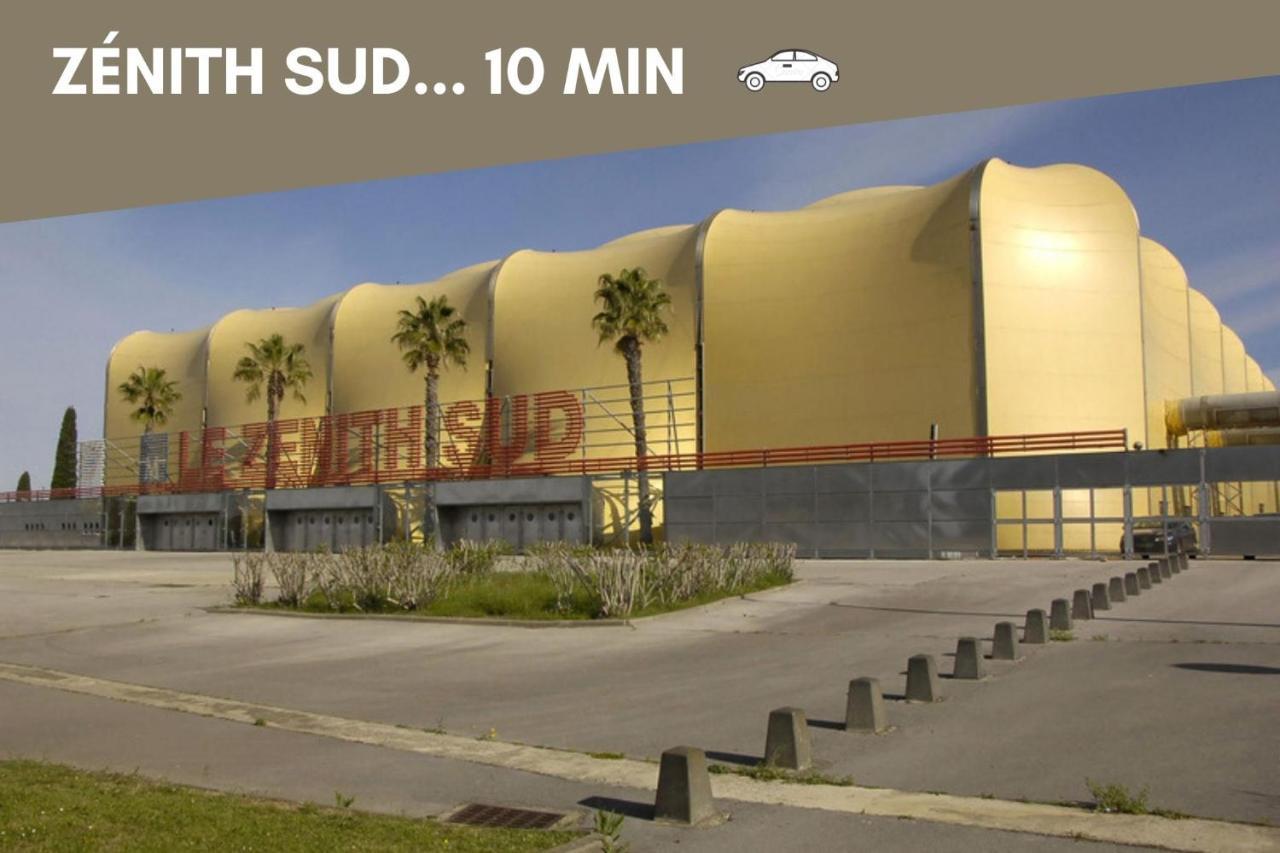 Nouveau - Jungle Montpeul - Clim - Wifi Fibre - Netflix - 5' Du Centre Et Gare - Parking - Loggia - 15' Des Plages Montpellier Bagian luar foto
